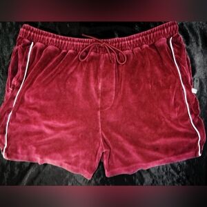 Standard Cloth Velour Shorts Mens XL LT Burgundy Urban Outfitters Lounge